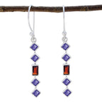 Multi-Latin-American-Ha-eun-multiple-Dangle-multicolor-925-Sterling-Silver-Earring