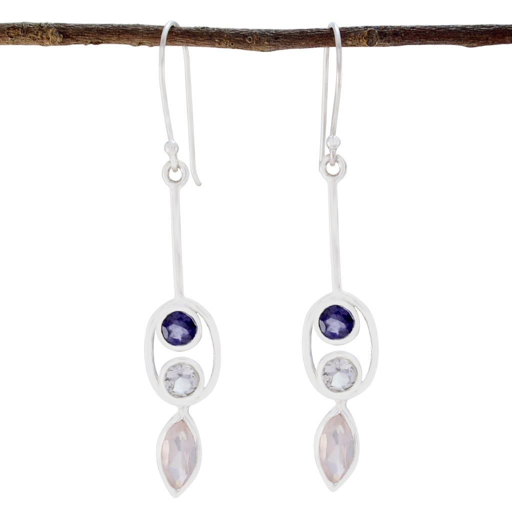 Multi-French-Hana-multiple-Dangle-multicolor-92.5-Silver-Earring