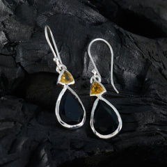 Multi-African-Camila-Toi-et-Moi-Dangle-multicolor-925-Sterling-Silver-Earring