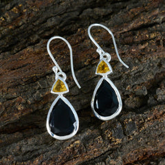 Multi-African-Camila-Toi-et-Moi-Dangle-multicolor-925-Sterling-Silver-Earring