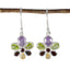 Multi-French-Ivana-multiple-Dangle-multicolor-92.5-Silver-Earring
