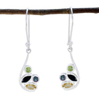 Multi-Australian-Addison-quarter-Dangle-multicolor-Sterling-Silver-Earring