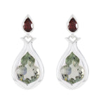 Multi-Spanish-Grace-Toi-et-Moi-Stud-multicolor-92.5-Silver-Earring