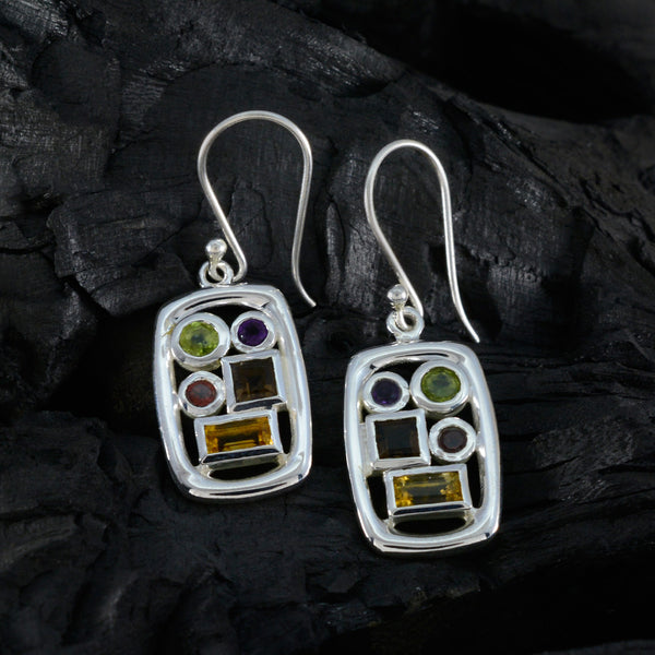 Multi-American-Fernanda-Penta-Dangle-multicolor-92.5-Silver-Earring