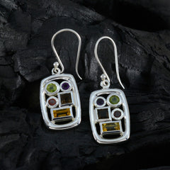 Multi-American-Fernanda-Penta-Dangle-multicolor-92.5-Silver-Earring