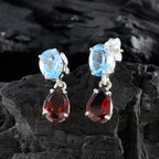 Multi-American-Micaela-multiple-Stud-multicolor-Sterling-Silver-Earring