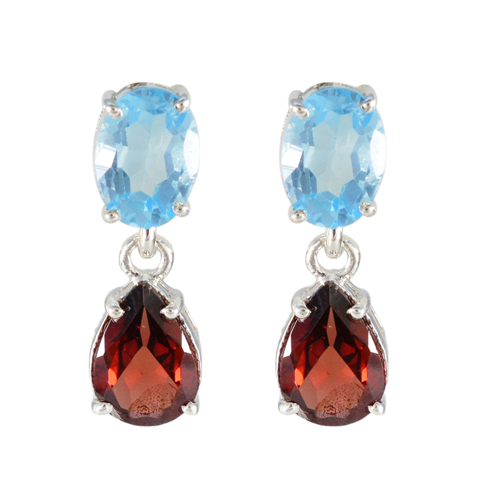 Multi-American-Micaela-multiple-Stud-multicolor-Sterling-Silver-Earring