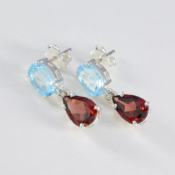Multi-American-Micaela-multiple-Stud-multicolor-Sterling-Silver-Earring