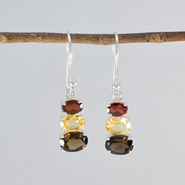 Multi-Russian-Yasmine-multiple-Dangle-multicolor-925-Sterling-Silver-Earring
