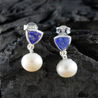 Multi-American-Lourdes-multiple-Stud-multicolor-925-Silver-Earring