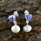 Multi-American-Lourdes-multiple-Stud-multicolor-925-Silver-Earring