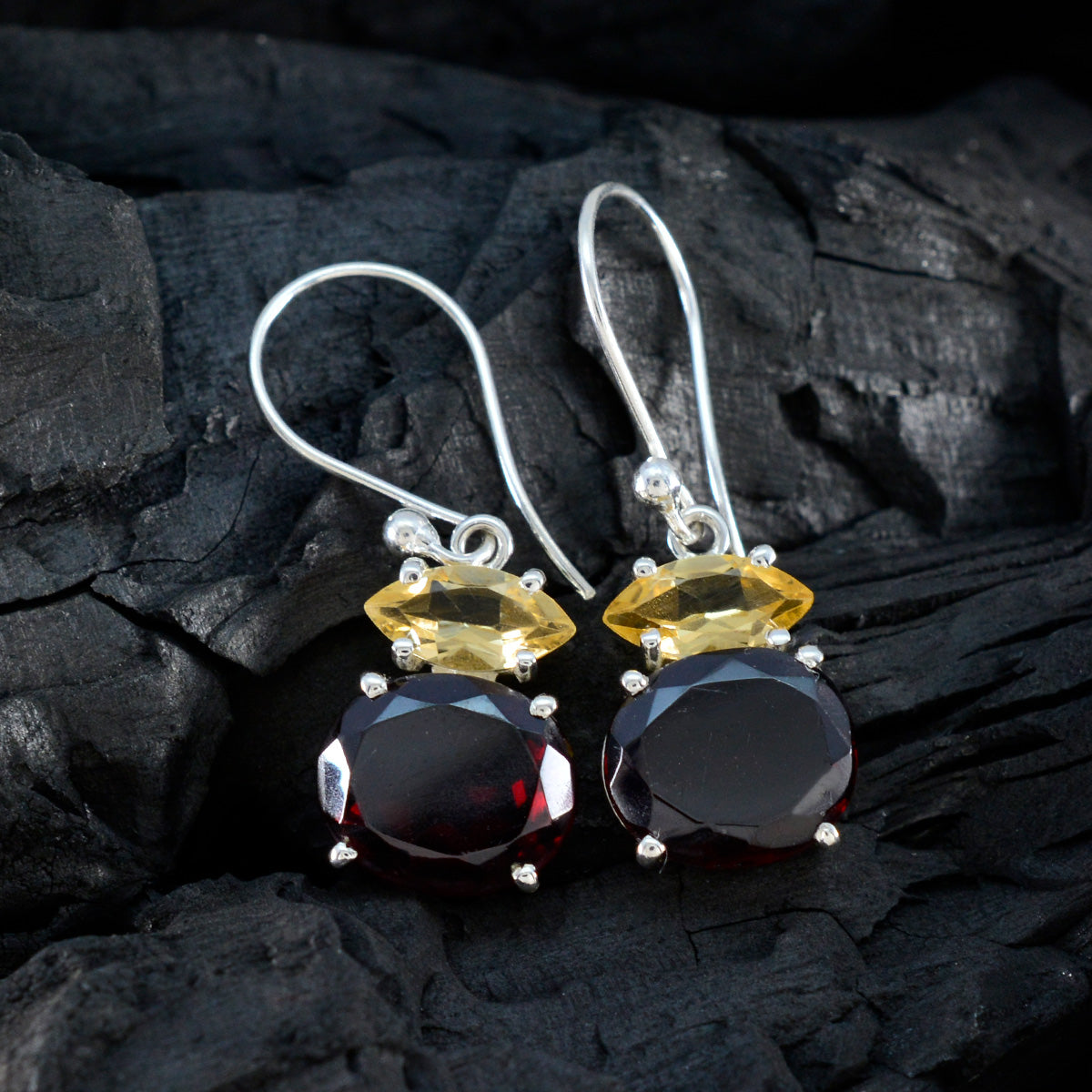 Multi-American-Mei-multiple-Dangle-multicolor-Sterling-Silver-Earring