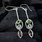 Multi-Turkish-Ling-multiple-Dangle-multicolor-925-Sterling-Silver-Earring