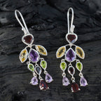 Multi-Moroccan-Xiu-multiple-Dangle-multicolor-Silver-Earring