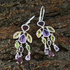 Multi-Moroccan-Xiu-multiple-Dangle-multicolor-Silver-Earring