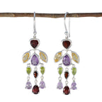 Multi-Moroccan-Xiu-multiple-Dangle-multicolor-Silver-Earring