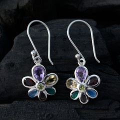 Multi-Italian-Mei-multiple-Dangle-multicolor-92.5-Silver-Earring