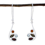 Multi-Spanish-Agnes-quarter-Dangle-multicolor-925-Silver-Earring
