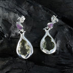 Multi-Latin-American-Greta-Toi-et-Moi-Stud-multicolor-925-Sterling-Silver-Earring