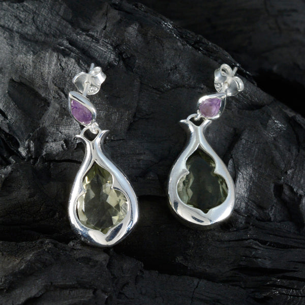 Multi-Latin-American-Greta-Toi-et-Moi-Stud-multicolor-925-Sterling-Silver-Earring