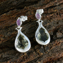 Multi-Latin-American-Greta-Toi-et-Moi-Stud-multicolor-925-Sterling-Silver-Earring