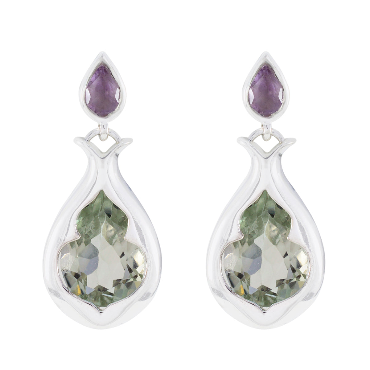 Multi-Latin-American-Greta-Toi-et-Moi-Stud-multicolor-925-Sterling-Silver-Earring メイン画像