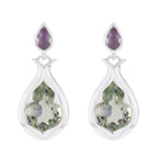 Multi-Latin-American-Greta-Toi-et-Moi-Stud-multicolor-925-Sterling-Silver-Earring