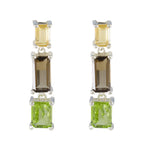 Multi-African-Nova-multiple-Stud-multicolor-92.5-Silver-Earring