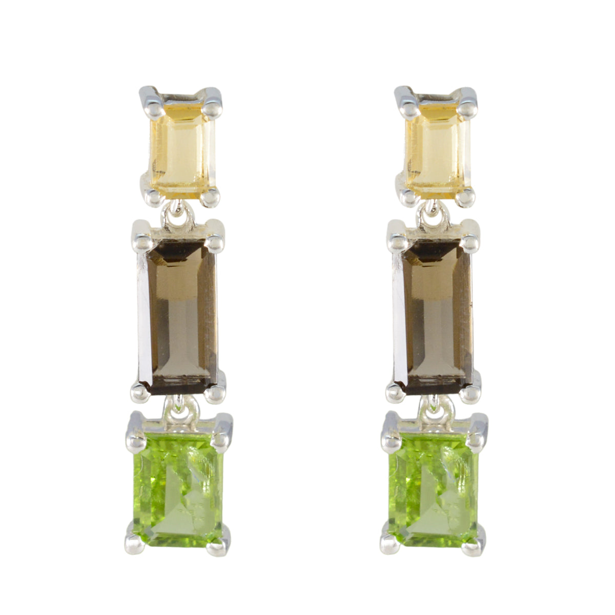 Multi-African-Nova-multiple-Stud-multicolor-92.5-Silver-Earring