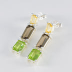 Multi-African-Nova-multiple-Stud-multicolor-92.5-Silver-Earring