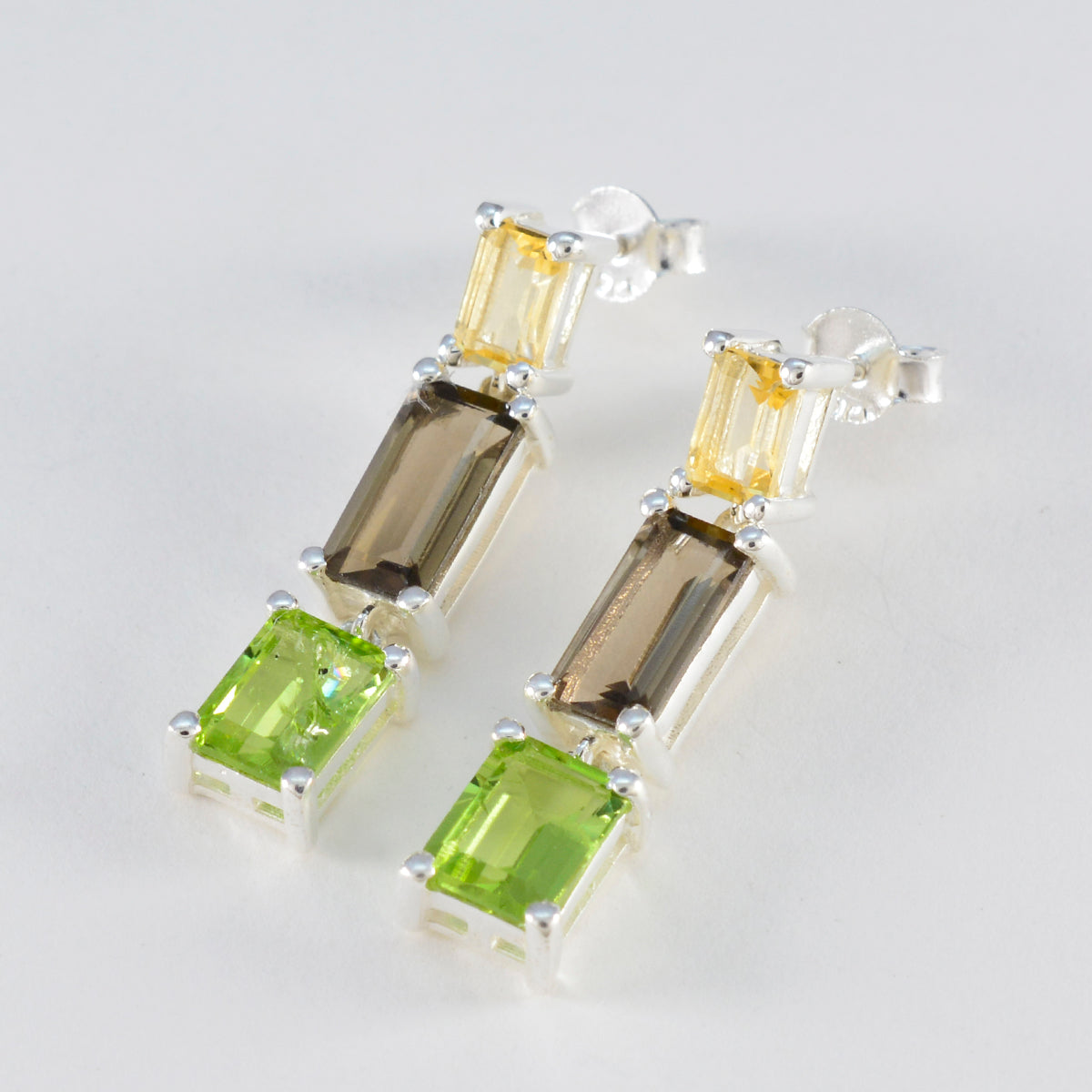 Multi-African-Nova-multiple-Stud-multicolor-92.5-Silver-Earring