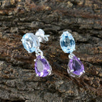 Multi-American-Rileey-multiple-Stud-multicolor-925-Sterling-Silver-Earring