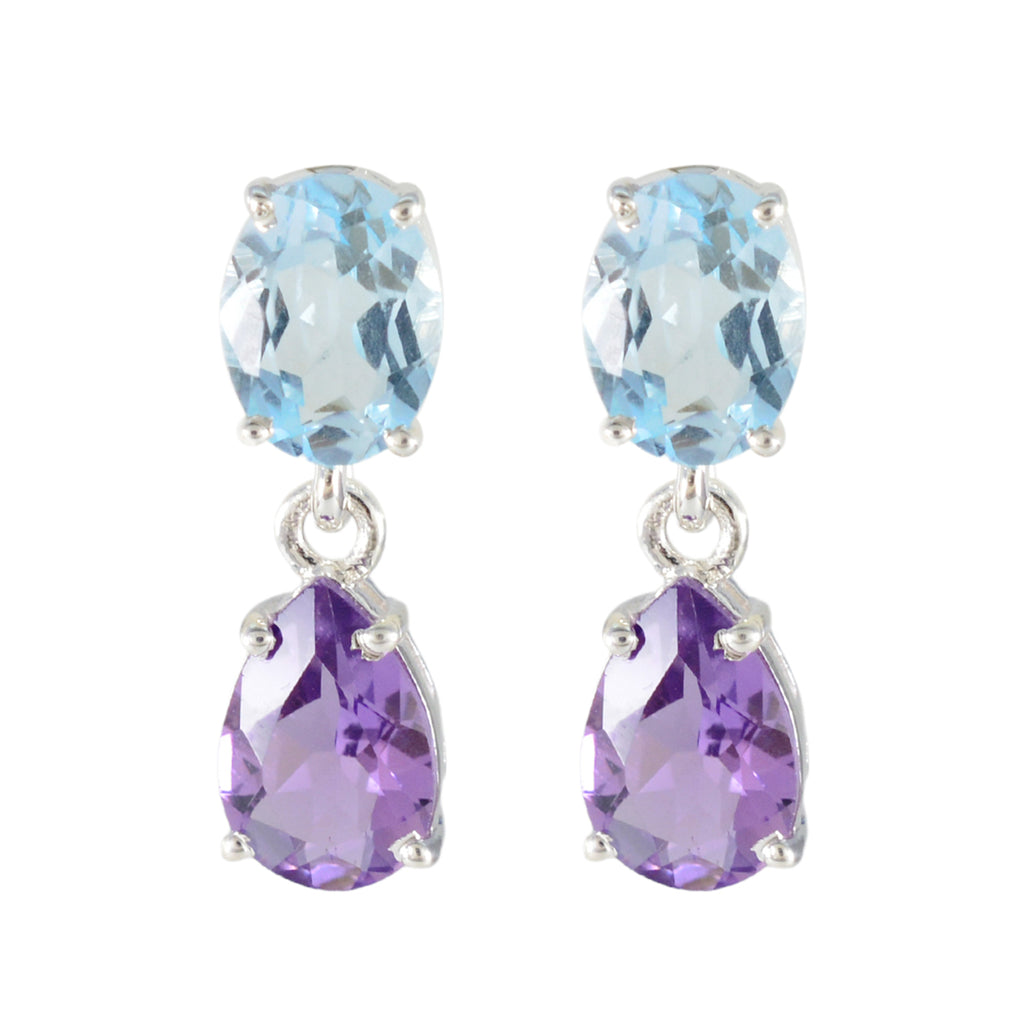 Multi-American-Rileey-multiple-Stud-multicolor-925-Sterling-Silver-Earring