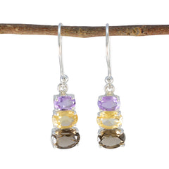 Multi-Moroccan-Zoe-multiple-Dangle-multicolor-Silver-Earring