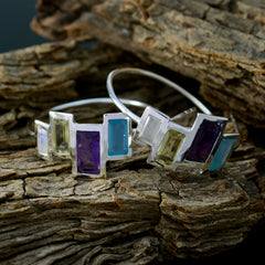 Multi-Japanese-Constanza-multiple-Stud-multicolor-92.5-Silver-Earring