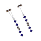 Multi-Moroccan-Yan-multiple-Dangle-multicolor-925-Silver-Earring