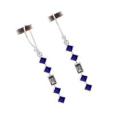Multi-Moroccan-Yan-multiple-Dangle-multicolor-925-Silver-Earring