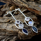 Multi-American-Evelyn-multiple-Dangle-multicolor-925-Sterling-Silver-Earring