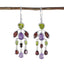 Multi-Egyptian-Yan-multiple-Dangle-multicolor-Sterling-Silver-Earring