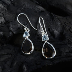 Multi-Moroccan-Carolina-Toi-et-Moi-Dangle-multicolor-Sterling-Silver-Earring