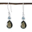 Multi-Moroccan-Carolina-Toi-et-Moi-Dangle-multicolor-Sterling-Silver-Earring