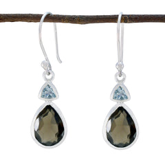 Multi-Moroccan-Carolina-Toi-et-Moi-Dangle-multicolor-Sterling-Silver-Earring