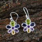 Multi-German-Joaquina-multiple-Dangle-multicolor-925-Sterling-Silver-Earring