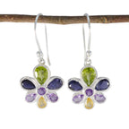 Multi-German-Joaquina-multiple-Dangle-multicolor-925-Sterling-Silver-Earring
