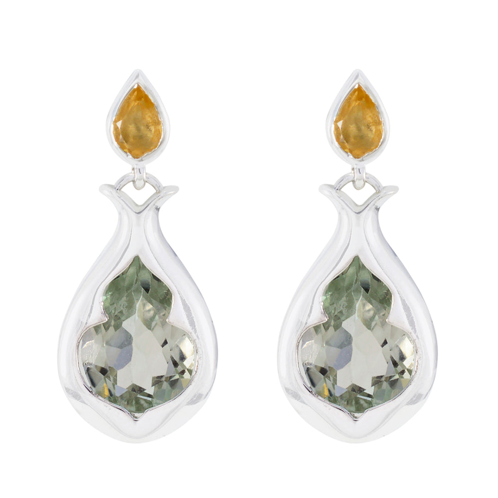 Multi-French-Hanna-Toi-et-Moi-Stud-multicolor-Silver-Earring