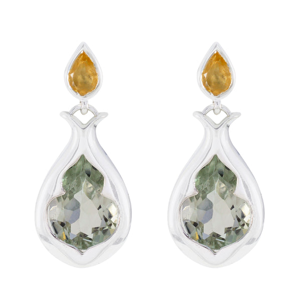 Multi-French-Hanna-Toi-et-Moi-Stud-multicolor-Silver-Earring