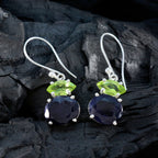 Multi-Japanese-Naomi-multiple-Dangle-multicolor-92.5-Silver-Earring