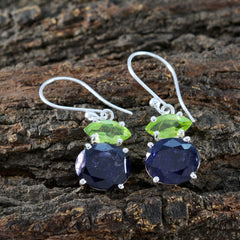 Multi-Japanese-Naomi-multiple-Dangle-multicolor-92.5-Silver-Earring