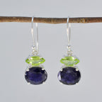 Multi-Japanese-Naomi-multiple-Dangle-multicolor-92.5-Silver-Earring