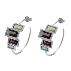 Multi-Turkish-Daniela-multiple-Stud-multicolor-925-Sterling-Silver-Earring